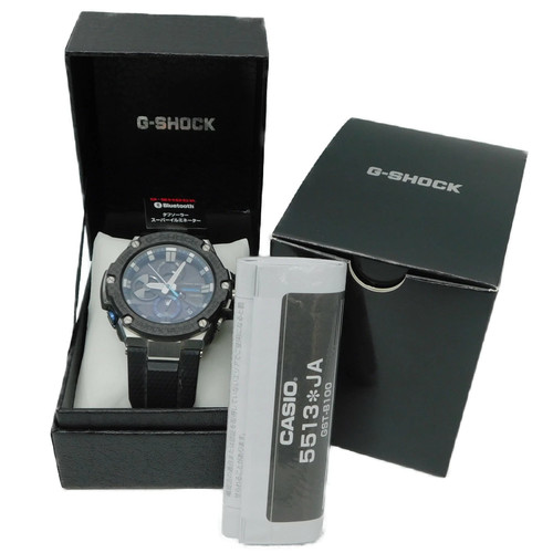 With box casio shock steel - with,