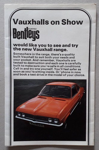 Vauxhall brochure 1971 viva - 1971,