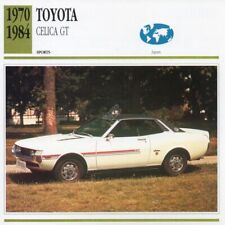 1970-1984 TOYOTA CELICA GT Sports Classic Car Photo/Info Maxi Card