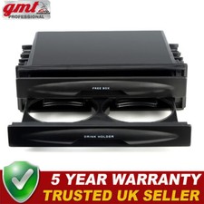 Car Drink Cup Holder Radio Pocket Storage Box Double Din Dash Holder Accessories