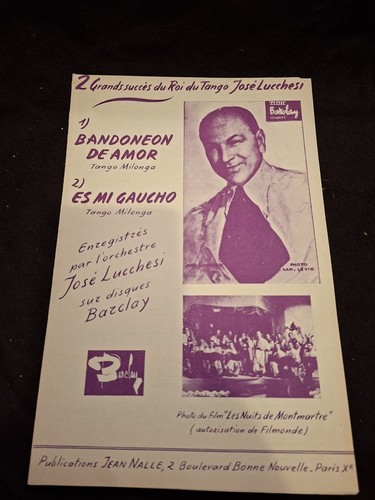 Bandoneon partition amor - de,