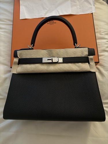 Hermès kelly retourne noir - 28,