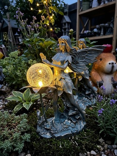 Firefly fairy crackle glass - firefly,