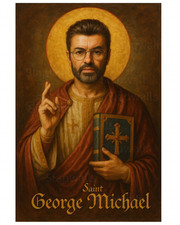 George Michael- Saint -Demigod Lovely poster/print/wall art!