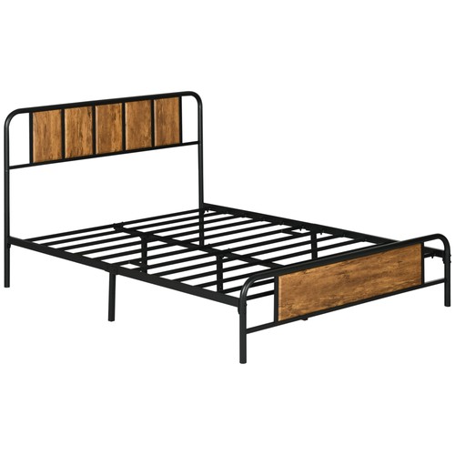 8ft double bed frame oak - frame,