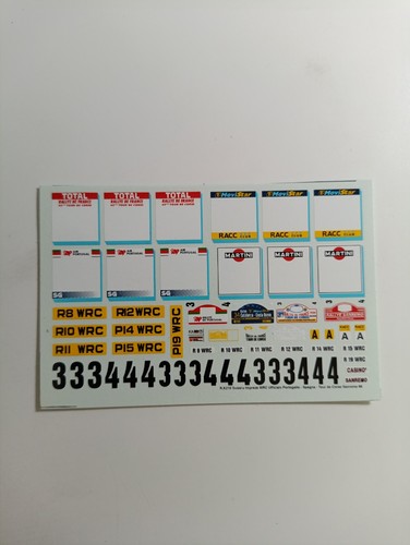 Decals subaru impreza wrc - decals,