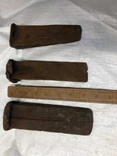 Vintage Log Splitters Approx 7" x 3 - sold as seen