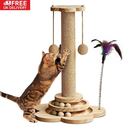 Tall cat scratching - scratching, post