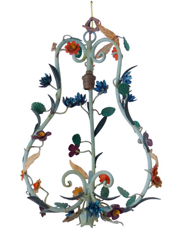 Vintage floral wrought iron - floral,