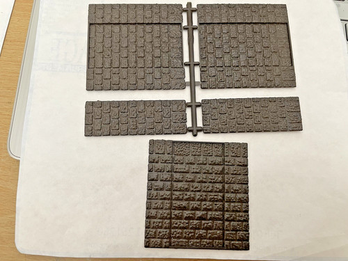 Stone wall sections gauge - "oo",