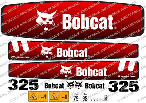 Bobcat 325 mini digger decal - bobcat,