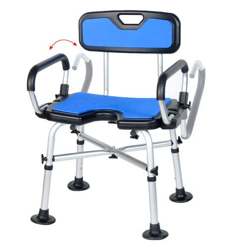Shower chair with armrests - shower,