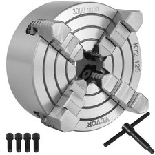 K72-125 5" 4 Jaw Lathe Chuck