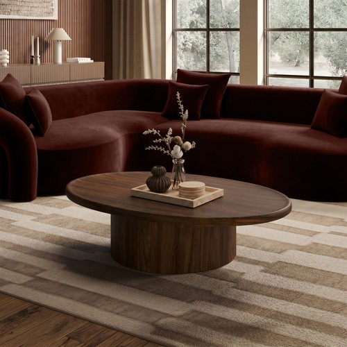 Large walnut oval - large,