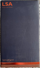 LSA Whisky Decanter with Walnut Base Complete in Original Box - No Whisky