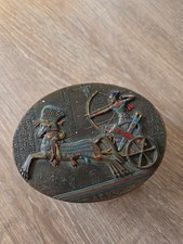 Veronese: Bronzed Egyptian Trinket Box – Heavy Cold Cast
