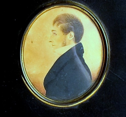 Antique georgian portrait - georgian,