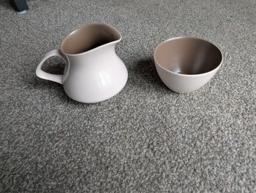 Poole pottery twintone sepia - poole,