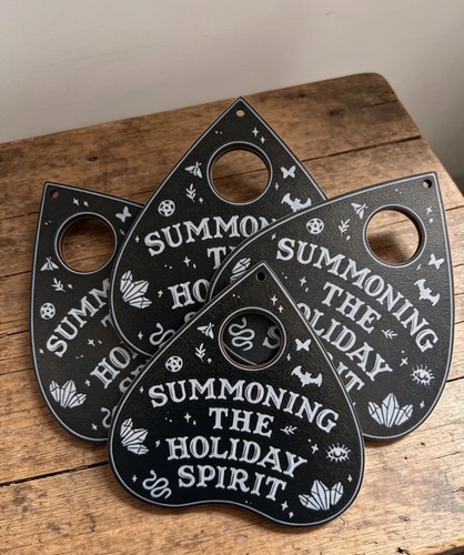 Set wooden planchette - of,