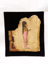 Egyptian sarcophagus fragment - sarcophagus,