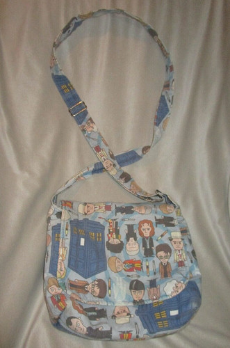 Handmade who fabric - dr., purse
