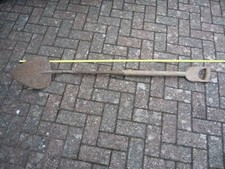 A Vintage Turfing Spade with Ash 'D Shaped' Handle - Made in England