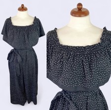 M&S Black White Wide Leg