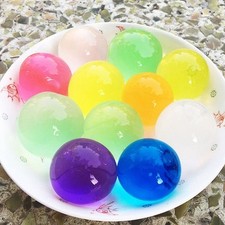 50  XXXL ORBEEZ WATER BEADS  BALL FOOT SPA GEL CRYSTAL VASE FILLER CENTREPIECE