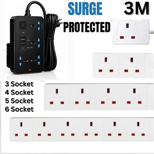 Surge protected extension lead - protected,