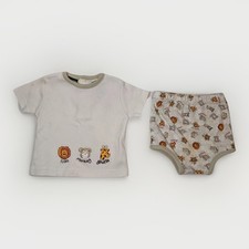 TAD LITTLE 6/9mos Animals Top and Bottoms Set Baby Clothes