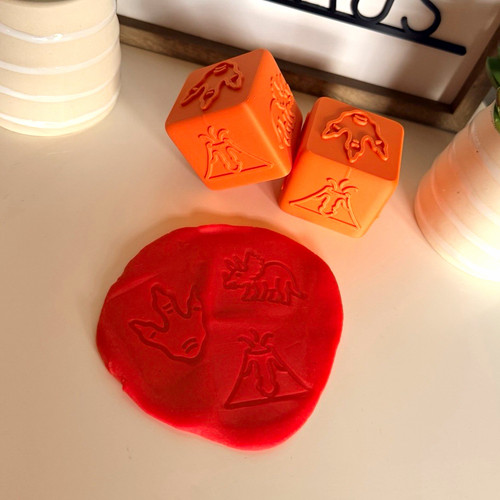 Orange play doh sided - play, 6