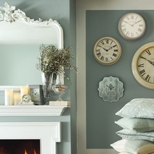 Large Laura Ashley Patricia Overmantel Mirror - White / Ivory  - Antique New 