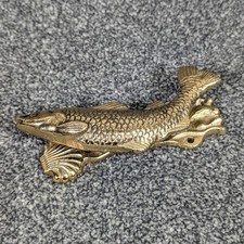 Vintage Brass Fish Door