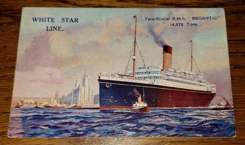 White star line megantic - white,
