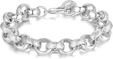 Men 925 Sterling Silver Chunky