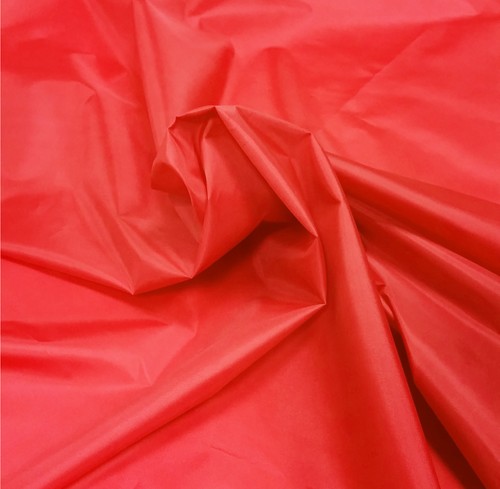 Red nylon look fabric - nylon,