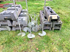 Heras Fencing Foot Blocks / Feet, and Metal Stakes