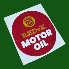 Redex Service Fuel vintage jug pourer Vinyl sticker Classic Oil drum decal Can