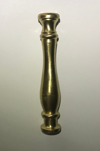 New turned brass lamp - new,