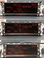 Peugeot 407 Clock Display Multi-function Radio Screen RD4 12 PIN 60 Day WARRANTY