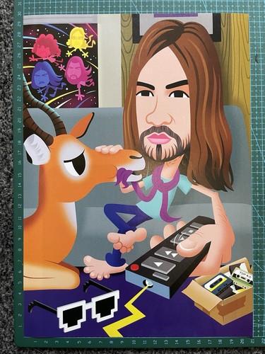 Tame impala poster magazine - tame, a4
