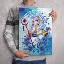 FRIEREN Signed Colour Print -