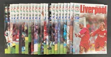 LIVERPOOL 1998/1999 Season - Complete set of home football programmes