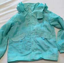 Girls Rain Coat - Age 7 years - Sweet Millie (Very cute) - Mint Green