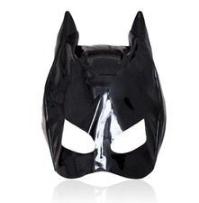 Dungeon Slave Eyes Mouth Open Head Hood Blindfold Halloween Super Man Cat Mask