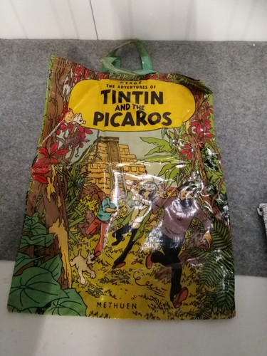 Vintage oilcloth tintin and - tintin,