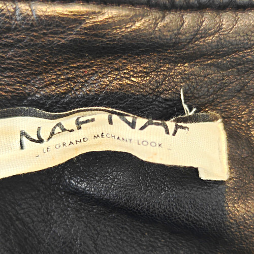 Nafnaf black leather lined - leather,