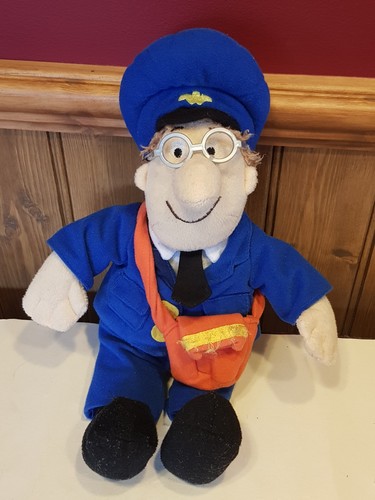 Vintage postman pat plush toy - postman,