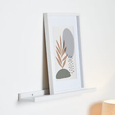 White Floating Wall Shelf Display Shelf Rack Plants Book Picture Ledge 60cm NEW