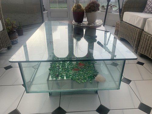 Vintage fish tank coffee table - tank,